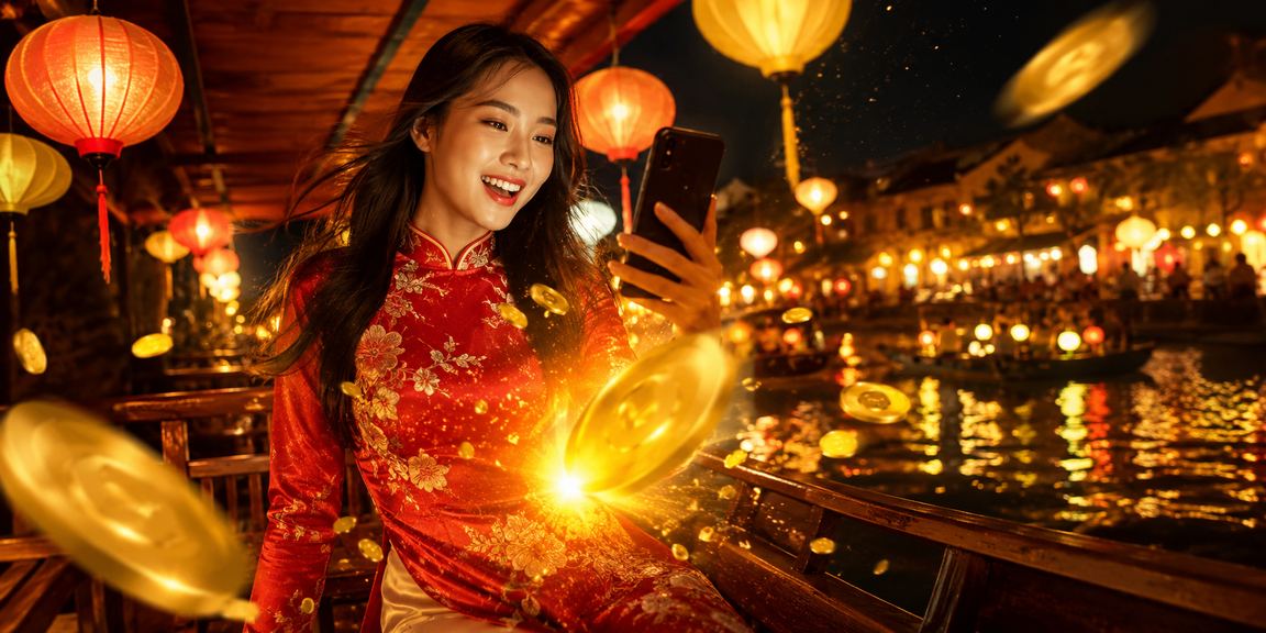 Người dùng tại Hà Nội thư giãn bên đèn lồng truyền thống và trải nghiệm casino trên điện thoại một cách cân bằng